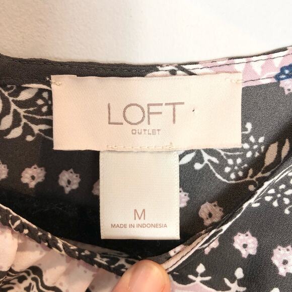 Loft Outlet Grey Printed Tank - Picture 2 of 4